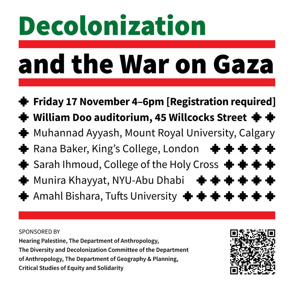 Decolonization and the War on Gaza Hearing Palestine